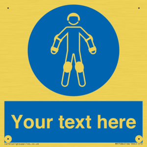 Custom protective roller sport equipment must be worn